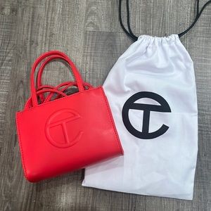 Small Red Telfar bag